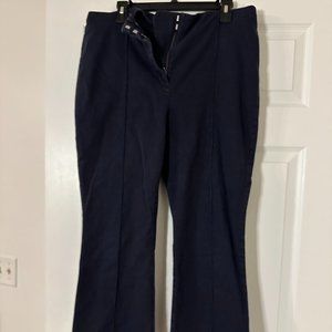 Navy Loft cropped/capri work pants